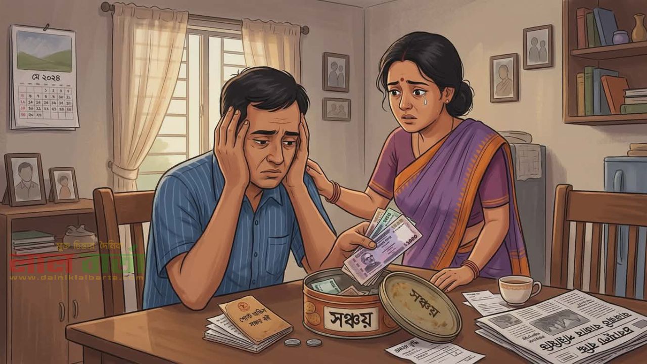 মধ্যবিত্তের সংসারে টান, সঞ্চয় ভাঙছে বাঁচতে