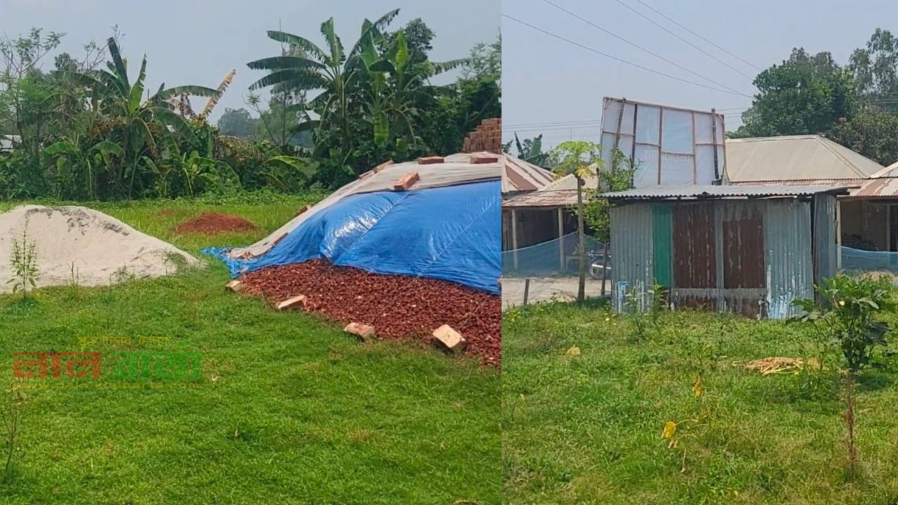 সলঙ্গায় আদালতের নিষেধাজ্ঞা অমান্য:  জমি দখলের চেষ্টার অভিযোগ