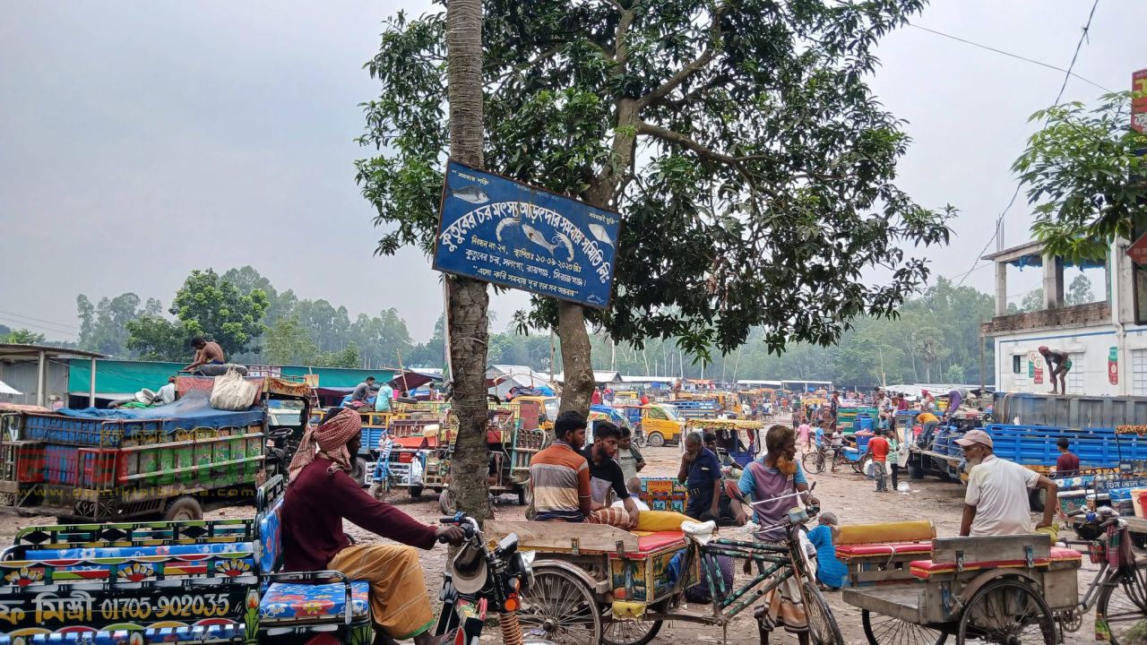 সলঙ্গায় মাছের আড়ৎ এর নামে মামলা: বিপুল রাজস্ব হারাচ্ছে সরকার