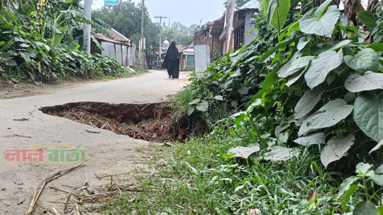 রায়গঞ্জে গ্রাম পাঙ্গাসী–বৈকুণ্ঠপুর সড়ক বেহাল, দ্রুত সংস্কারের আশ্বাস উপজেলা প্রকৌশলীর