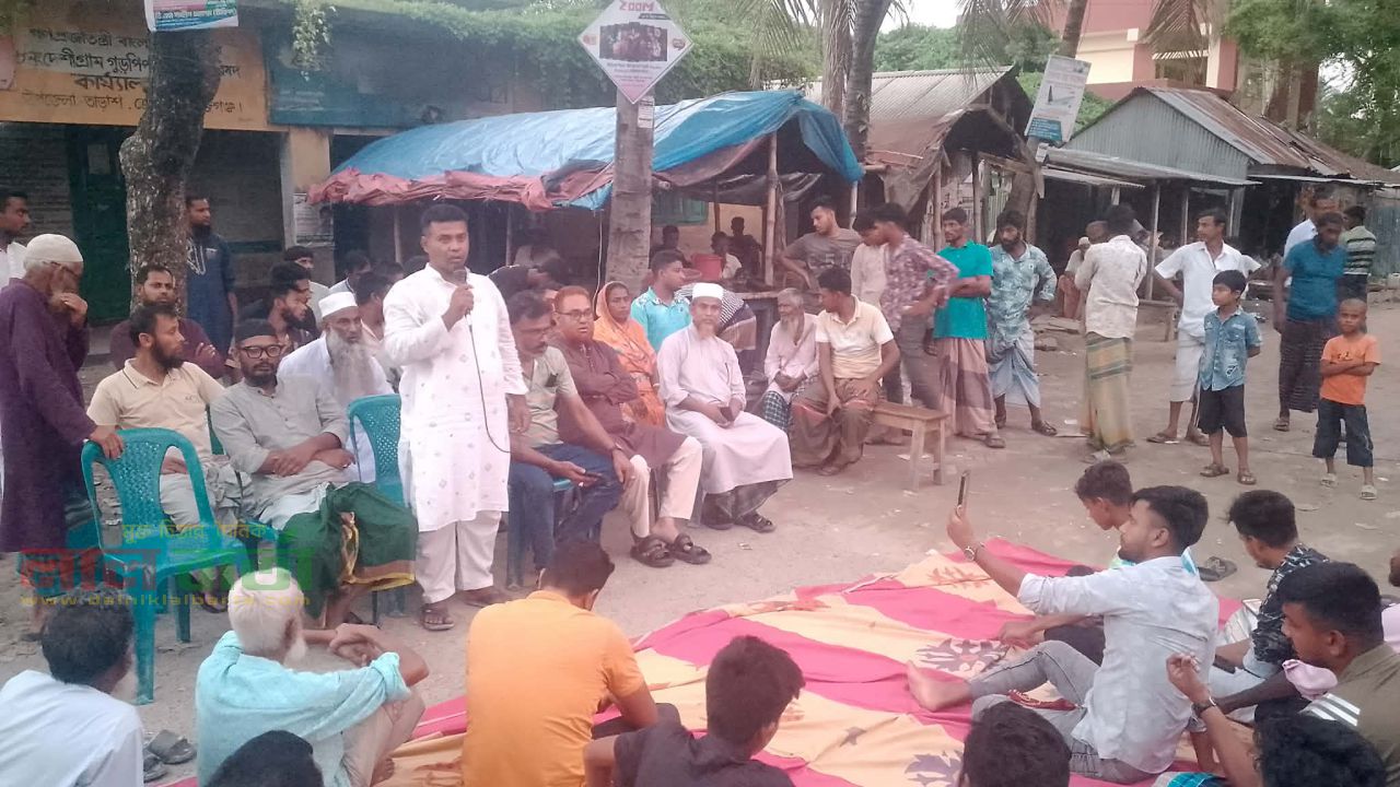 দেশীগ্রামকে মাদকমুক্ত করার শপথ চেয়ারম্যান পদপ্রার্থী টি এম শাহীন আলমের