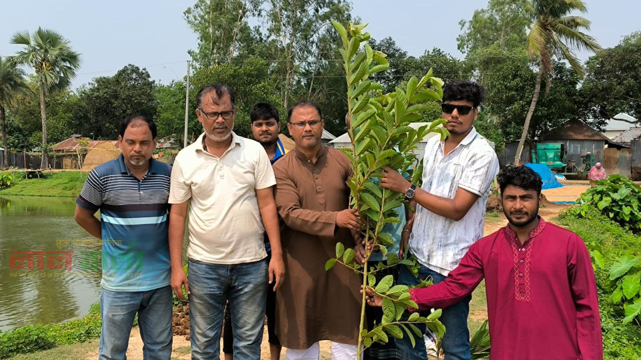রায়গঞ্জে সাজু ফাউন্ডেশনের   বৃক্ষরোপণ কর্মসূচির সূচনা