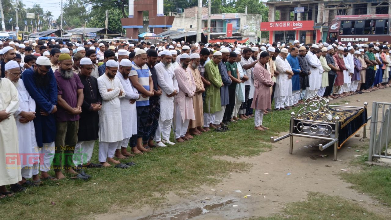 ফরিদপুরে ডিবি হেফাজতে মৃত্যুবরণকারী প্রান্তের জানাজা সম্পন্ন