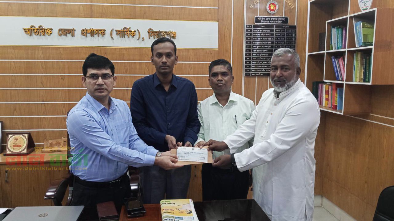 মানবতার সেবায় ১০ লাখ টাকার অনুদান দিলেন হাজী মোঃ আব্দুস সাত্তার