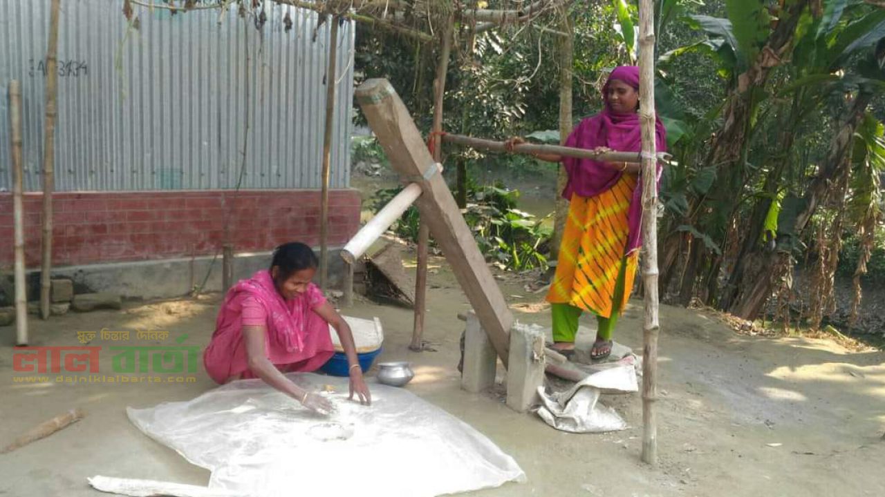 কাজিপুরে বিলুপ্তির পথে গ্রামীণ ঐতিহ্য ঢেঁকি