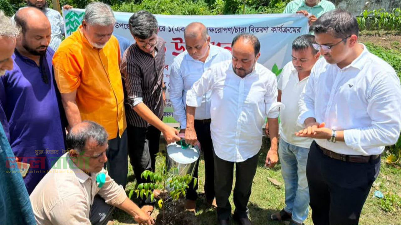 বছরে ১ লাখ বৃক্ষরোপণ কর্মসূচির উদ্বোধন
