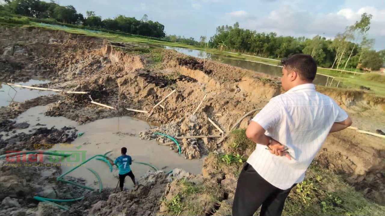 শ্রীমঙ্গলে অবৈধ বালু দস্যুদের আস্তানায় হানা