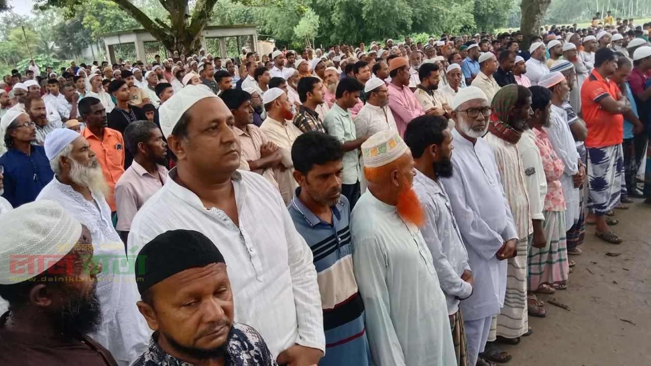সলঙ্গার সাংবাদিক সাহেদ আলীর চিরবিদায়