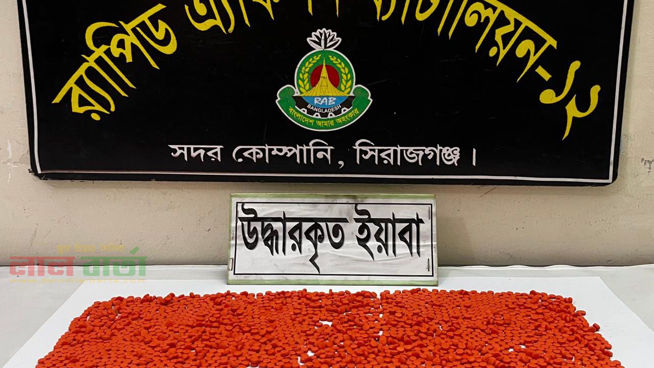 সলঙ্গায় ১,৯৫৮ পিস ইয়াবাসহ মাদক কারবারি গ্রেপ্তার