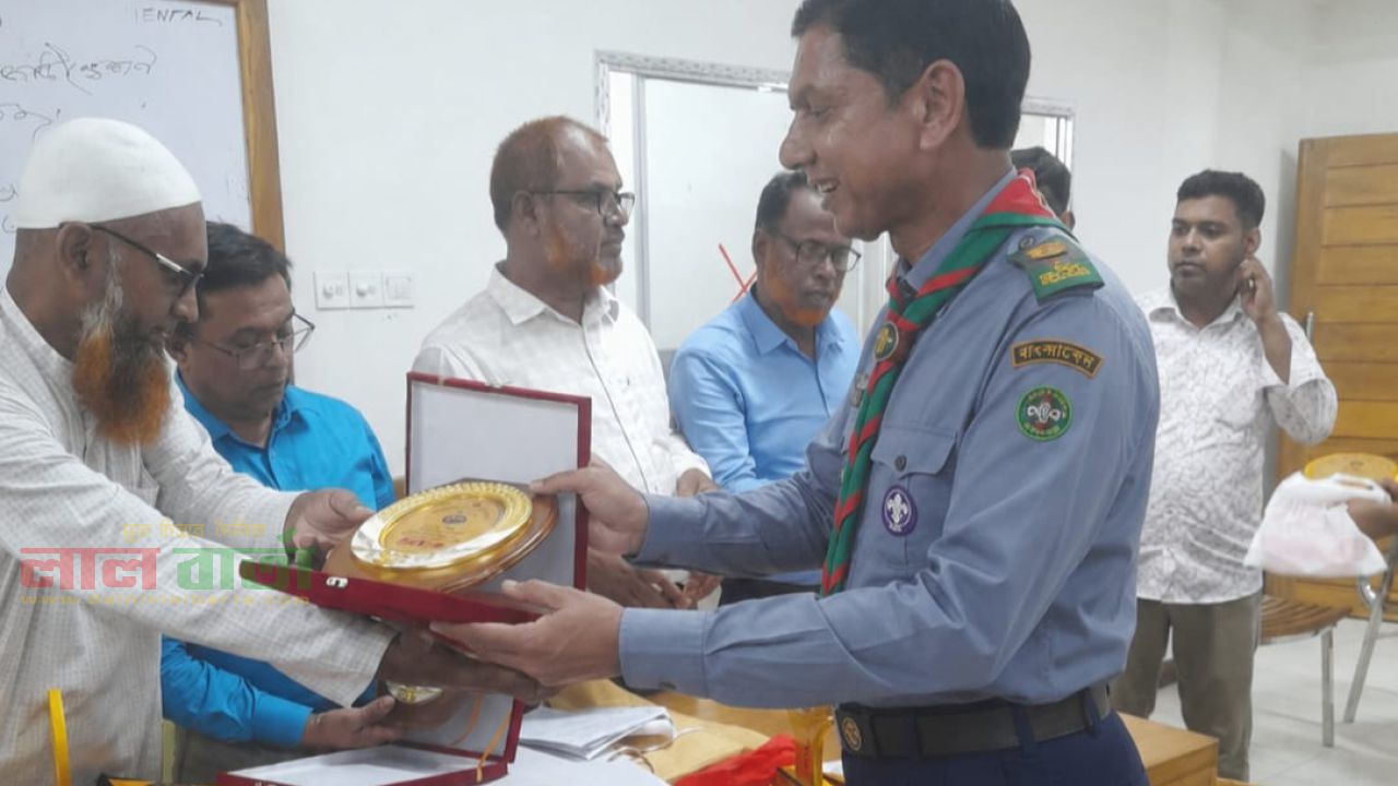 জেলা স্কাউটস লিডার হলেন সলঙ্গার এম.এ সবুর