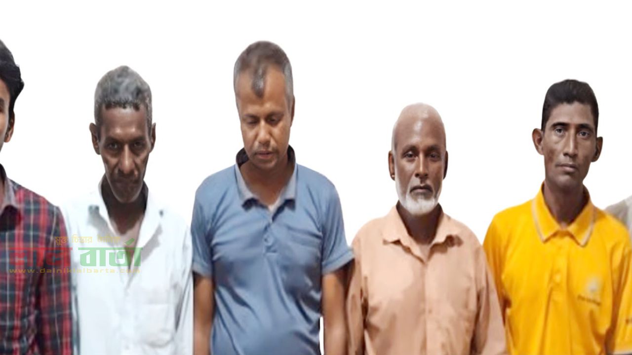 জুয়া খেলার সময় ৬ জন গ্রেপ্তার