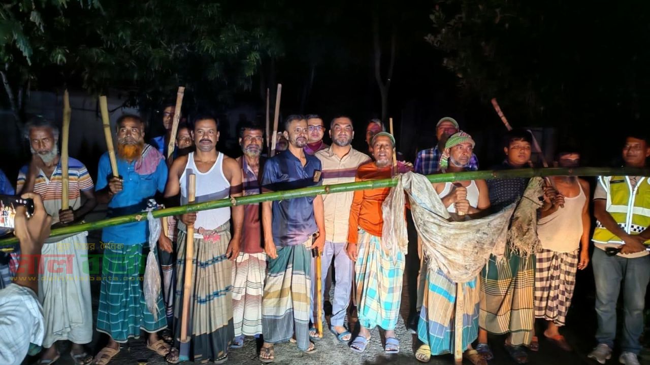 রায়গঞ্জে অপরাধ রোধে বাঁশকল  পরিদর্শনে পুলিশ সুপার 