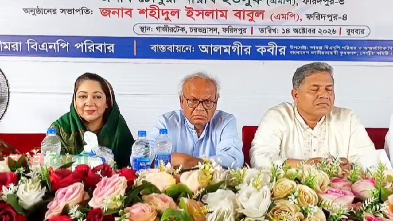 দেশে-বিদেশে ষড়যন্ত্র চালাচ্ছে পতিত সরকারের দোসররা: ফরিদপুরে রুহুল কবির রিজভী
